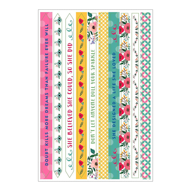 Essentials Borders & Frames Planner Stickers