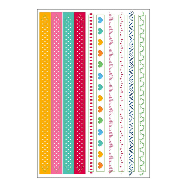 Essentials Borders & Frames Planner Stickers