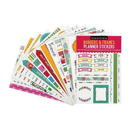 Essentials Borders & Frames Planner Stickers