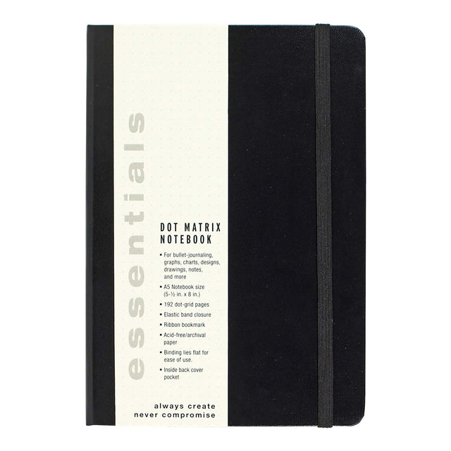 Essentials Dot Matrix A5 Notebook - Large