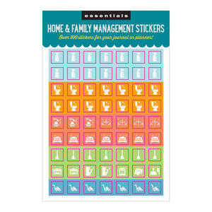 Essentials Home & Family Management Planner Stickers