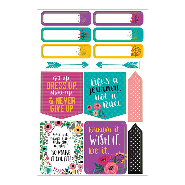 Essentials WakeUp KickAss Repeat Planner Stickers