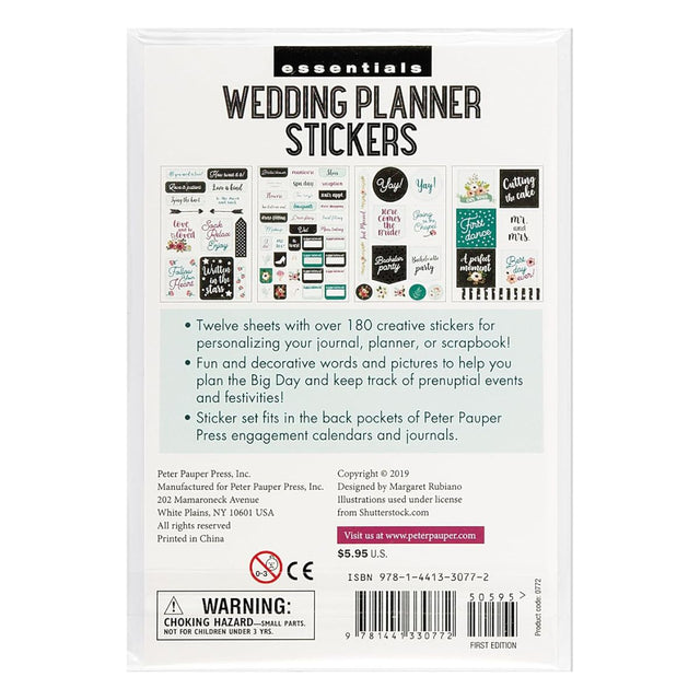 Essentials Wedding Planner Stickers