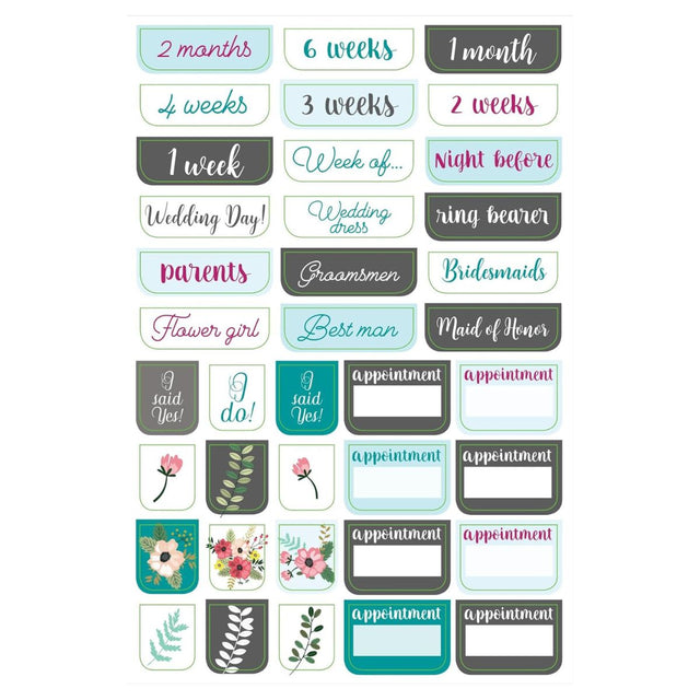 Essentials Wedding Planner Stickers