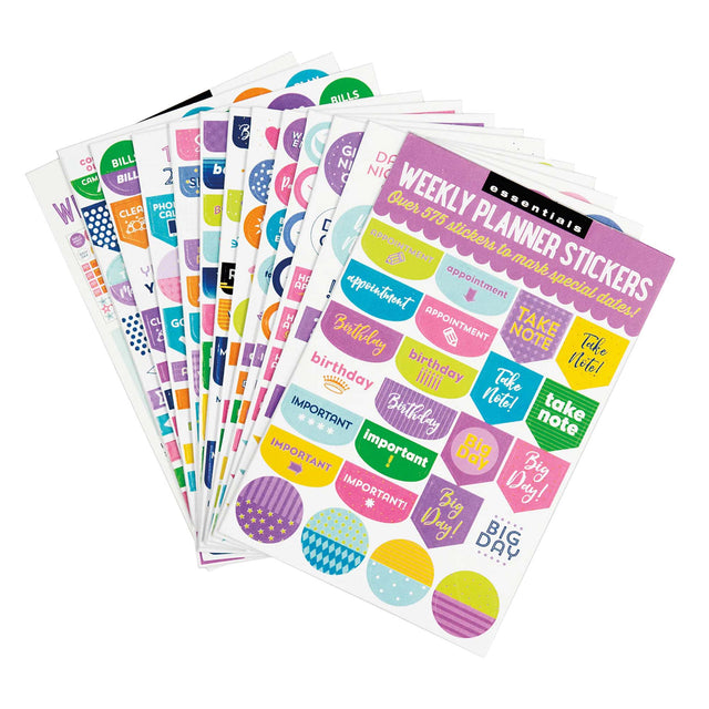 Essentials Weekly Planner Stickers