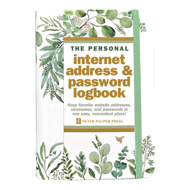 Eucalyptus Internet Address & Password Logbook