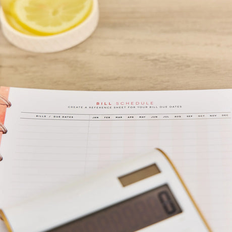 Happy Planner Textured Budget Guided Journal