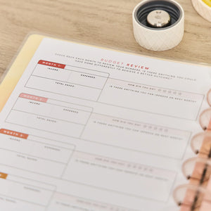 Happy Planner Textured Budget Guided Journal