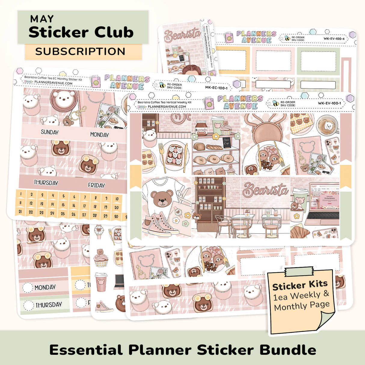 Essential Planner Sticker Subscription