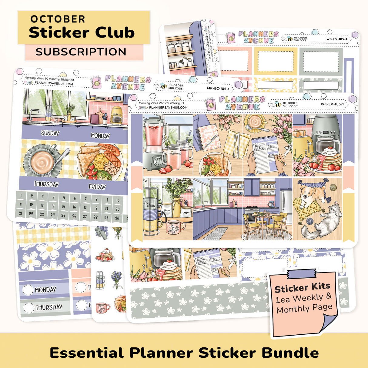 Essential Planner Sticker Subscription