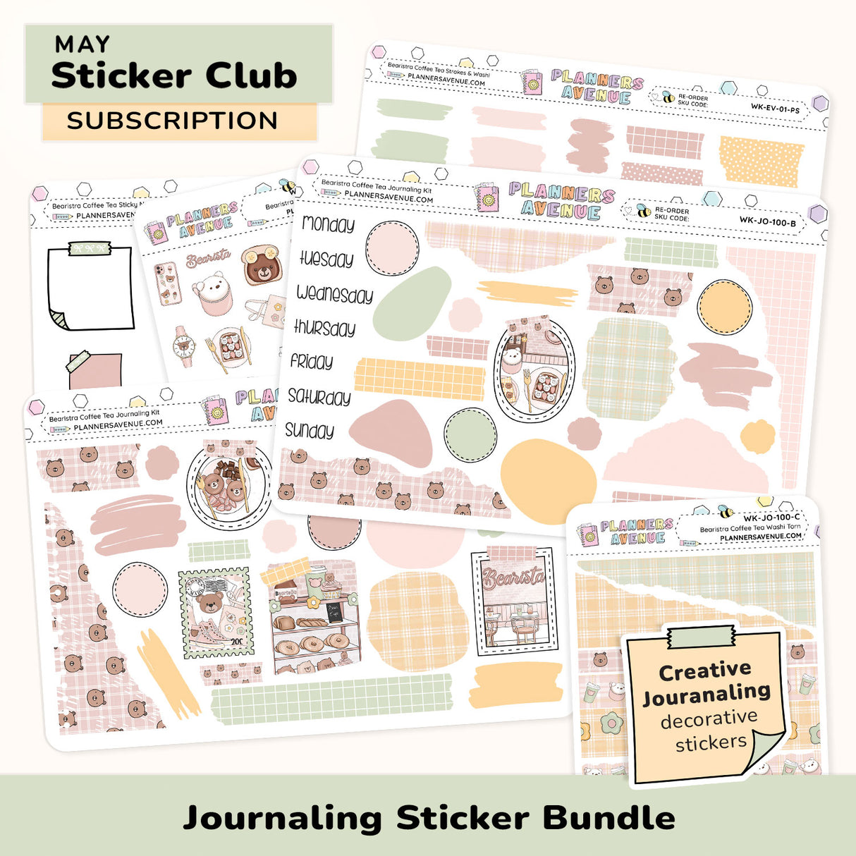 Journaling Sticker Subscription Box