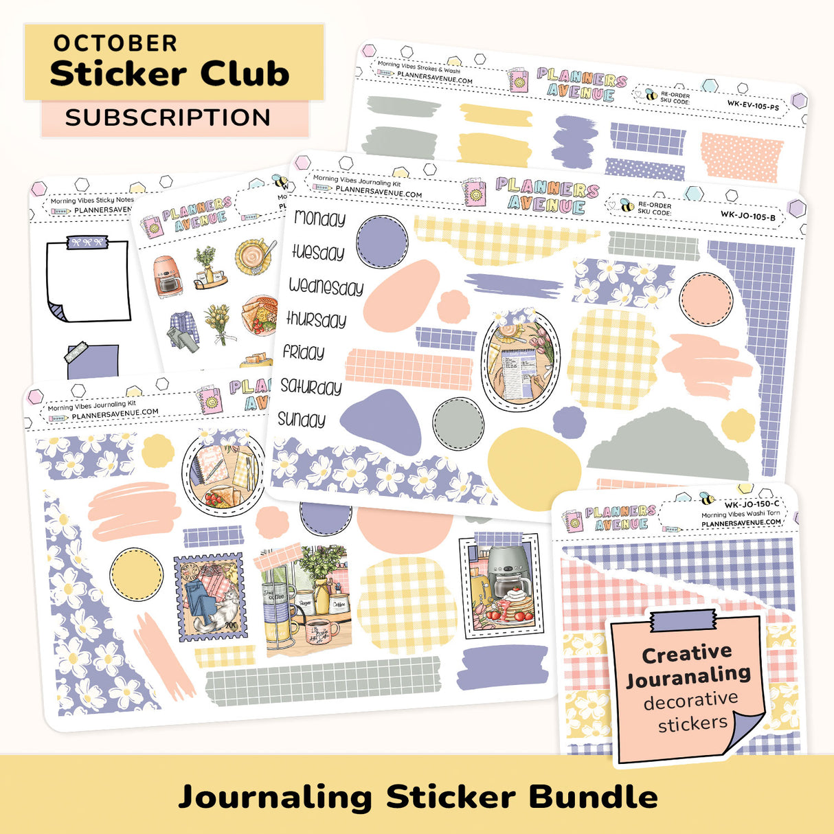 Journaling Sticker Subscription Box