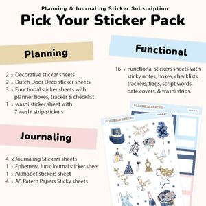 Creative Journaling Sticker Subscription