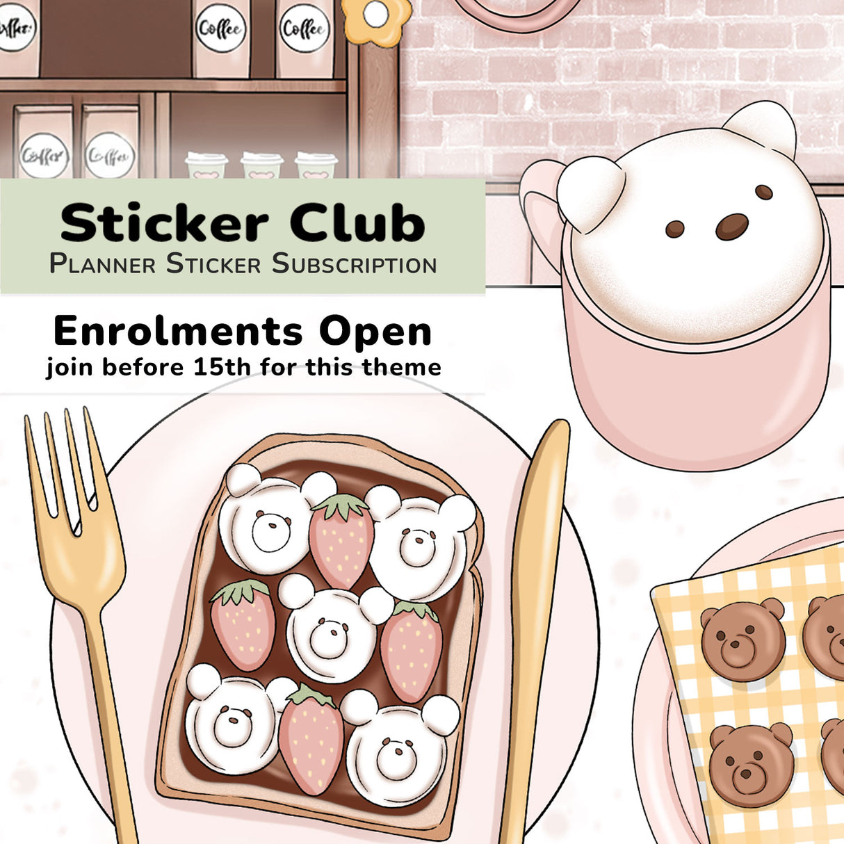 Functional Planner Sticker Subscription