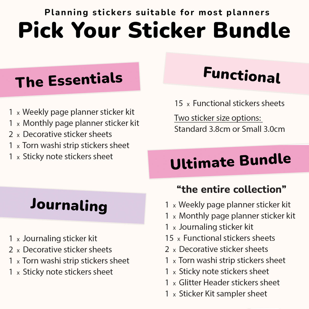 Journaling Sticker Subscription Box