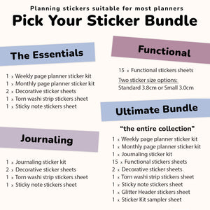 Ultimate Monthly Planner Sticker Subscription