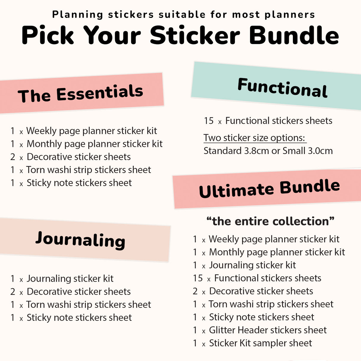 Journaling Sticker Subscription Box
