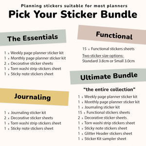 Essential Planner Sticker Subscription