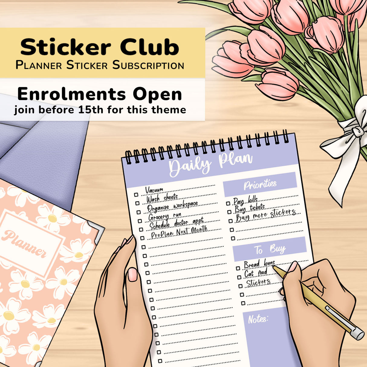 Functional Planner Sticker Subscription