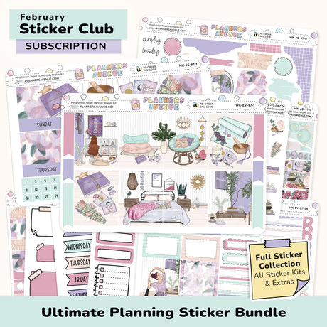 Ultimate Monthly Planner Sticker Subscription