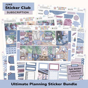 Ultimate Monthly Planner Sticker Subscription