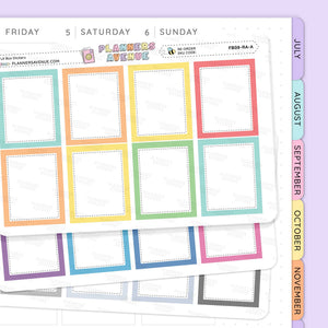 Colourful Full Box Planner Stickers