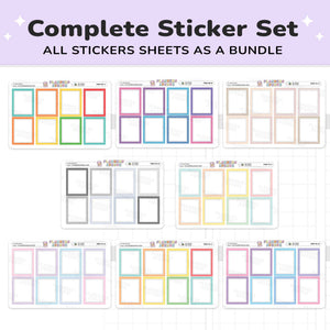 Colourful Full Box Planner Stickers