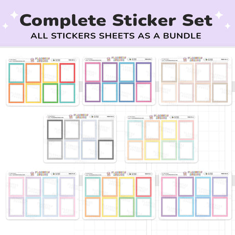Colourful Full Box Planner Stickers
