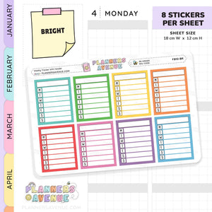 Full Box Weekly Tracker Stickers