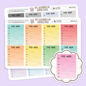 This Week Ombre Full Box Sidebar Stickers