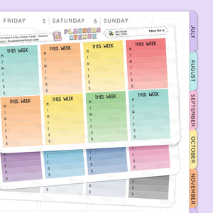 This Week Ombre Full Box Sidebar Stickers