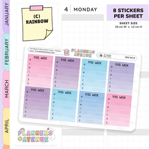 This Week Ombre Full Box Sidebar Stickers
