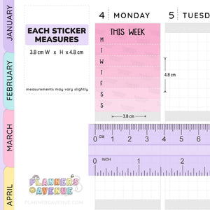 This Week Ombre Full Box Sidebar Stickers