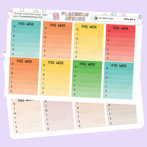 This Week Ombre Full Box Sidebar Stickers with 'This Week' label