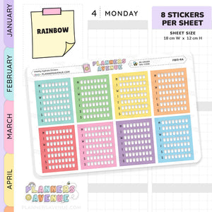 Weekly Hydrate Tracker Stickers