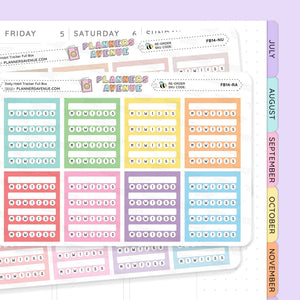 Weekly Habit Tracker Stickers