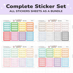 Weekly Habit Tracker Stickers