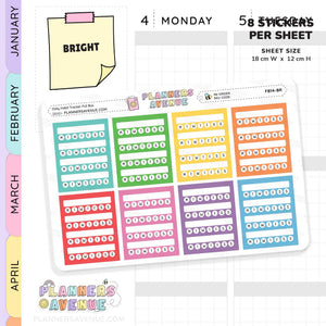 Weekly Habit Tracker Stickers