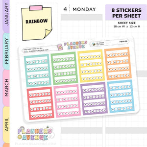 Weekly Habit Tracker Stickers