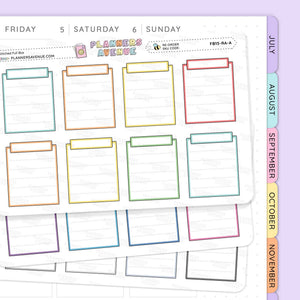 Stitched Full Box Planner Stickers