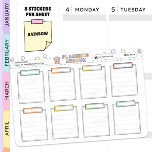 Stitched Full Box Planner Stickers