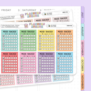 Daily Mood Tracker Stickers