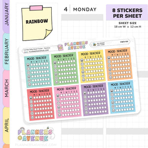 Daily Mood Tracker Stickers