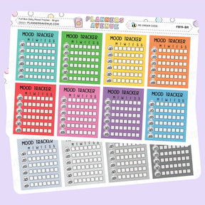 Full Box Daily Mood Tracker Stickers