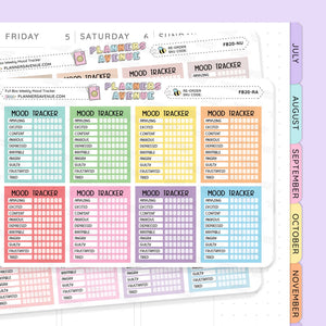 Weekly Mood Tracker Stickers