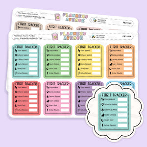 Fitbit Stats Tracker Planner Stickers