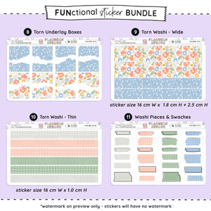 November Functional Planner Stickers Bundle
