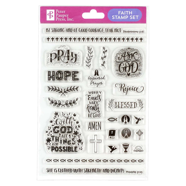 Faith Clear Stamp Set