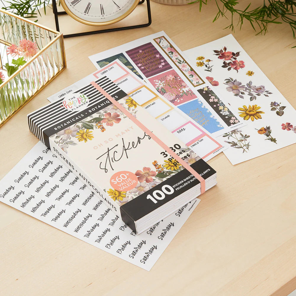 Happy Planner Flowers & Notes Sticker Book