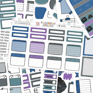 Nevermore Functional Planner Stickers Bundle